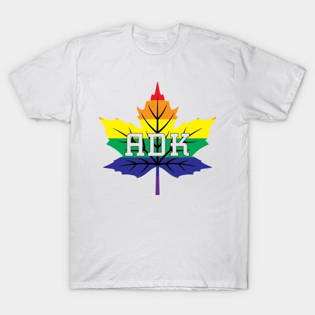 Pride Leaf ADK Logo T-Shirt by Designs by Dro